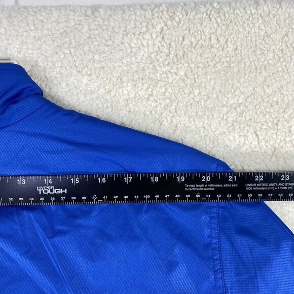 Nike Jacket Mens XXL Blue Vent Windbreaker Full Zip 90s Y2K Retro Track Golfing - Picture 9 of 14